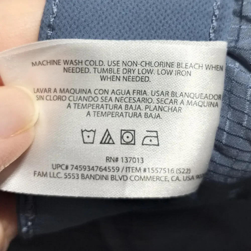 Banana Republic Blue/Gray Active Stretch Men's Pants 40X32 Golf Office